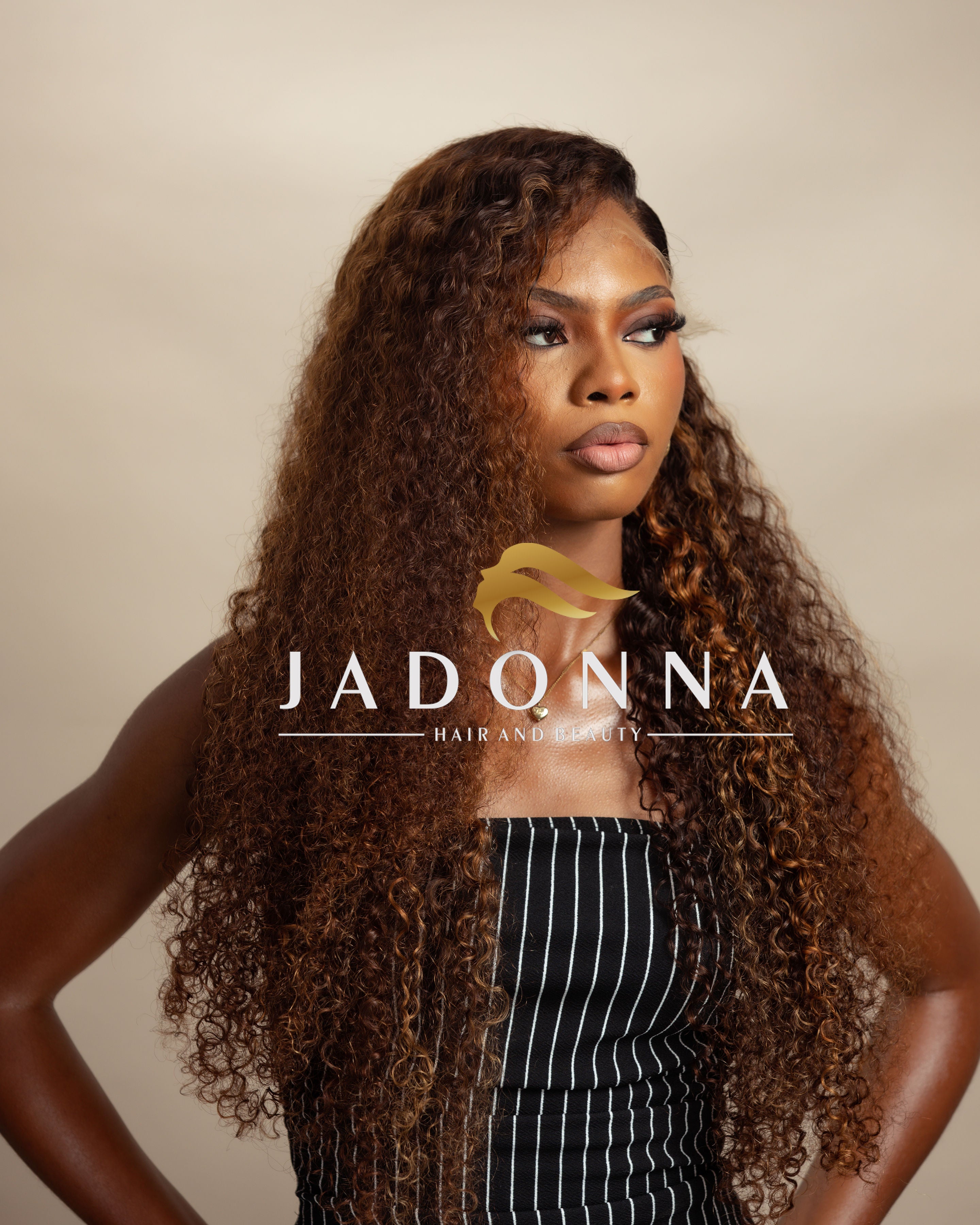 Anya Curls - Custom Honey blonde highlights