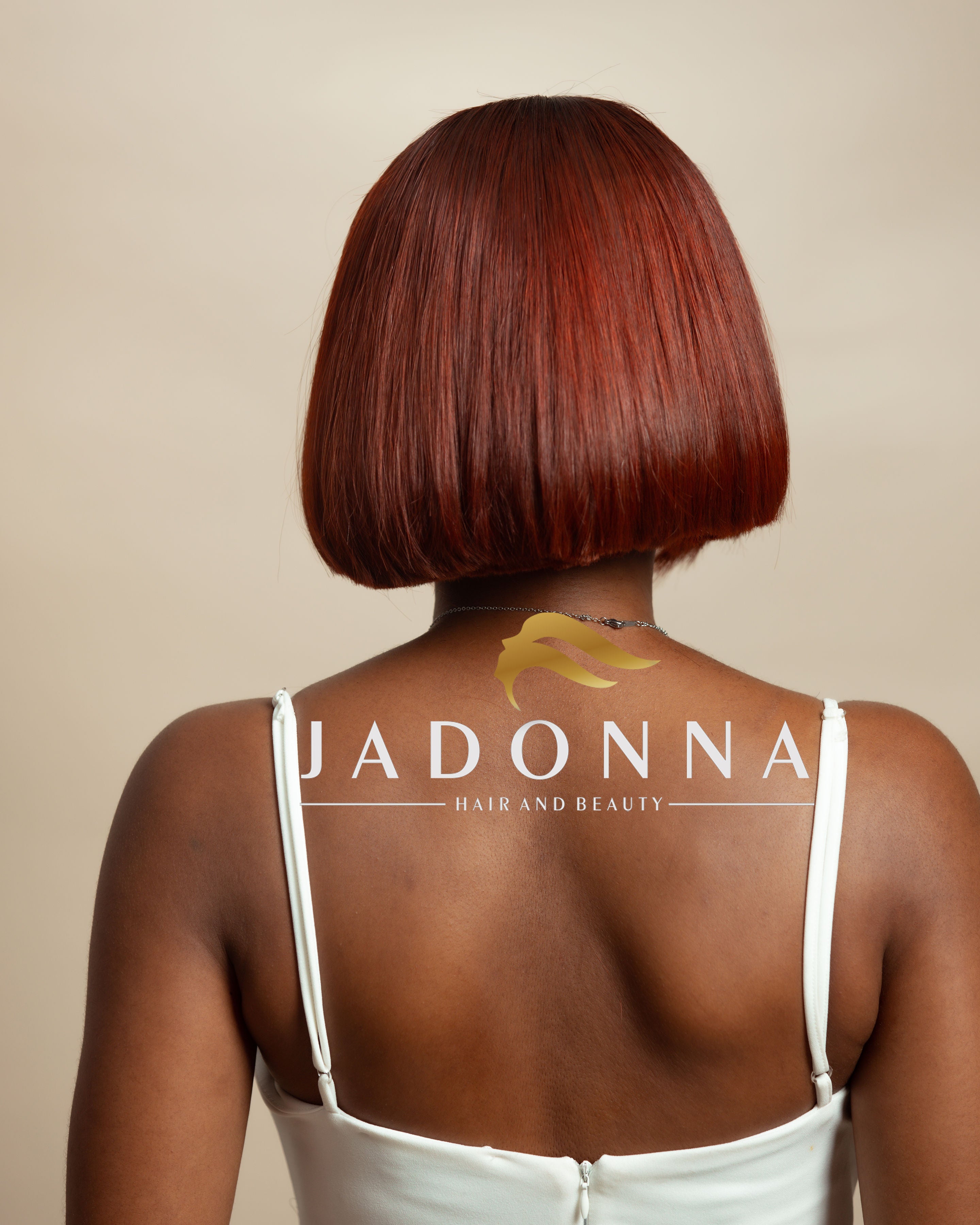 Bob wig- Custom wine colour