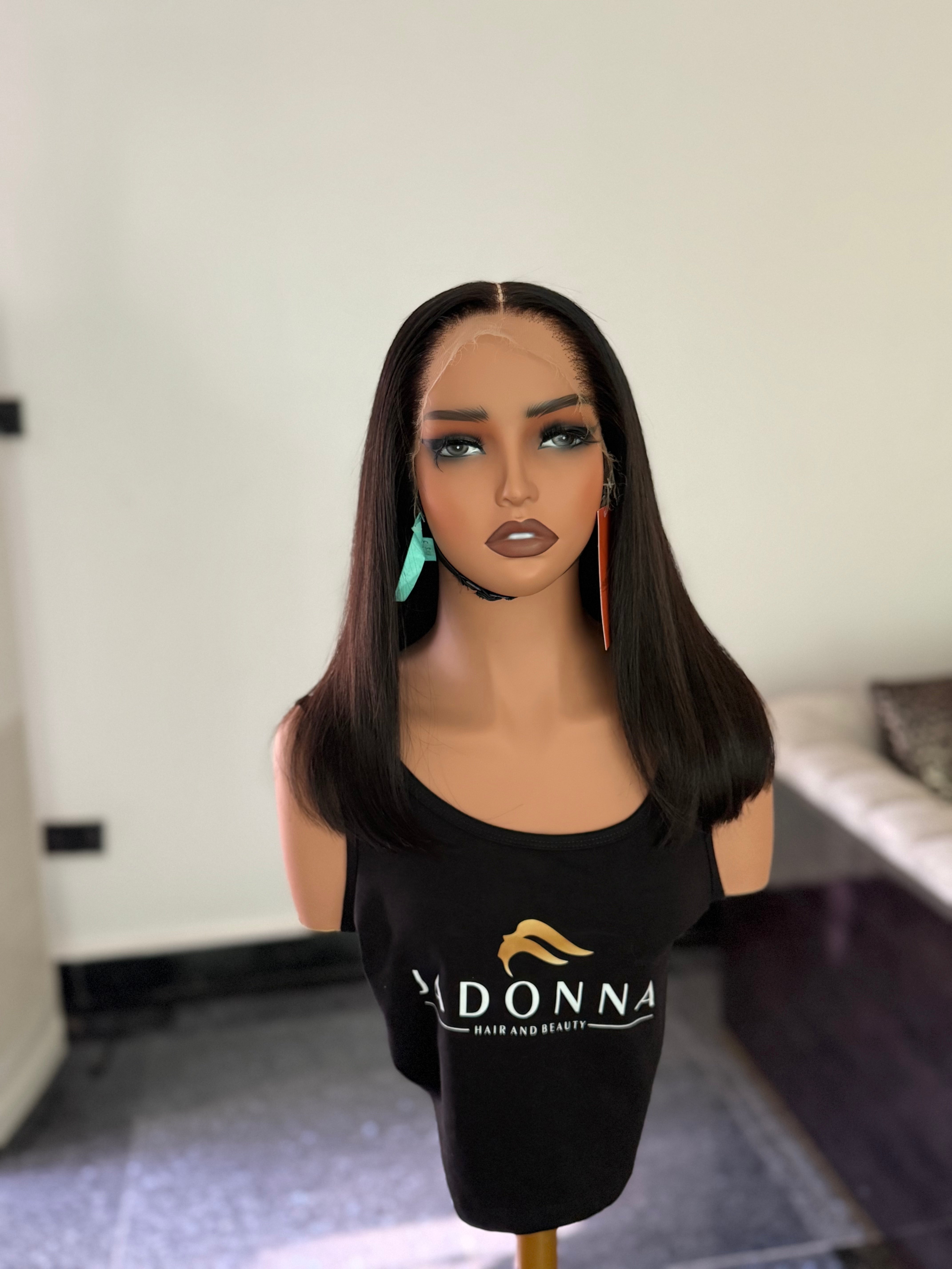 14 Inches Frontal Long bob